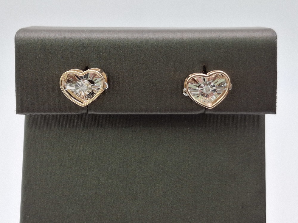 СЕРЬГИ ПУСЕТЫ Бриллиант (Au 585)