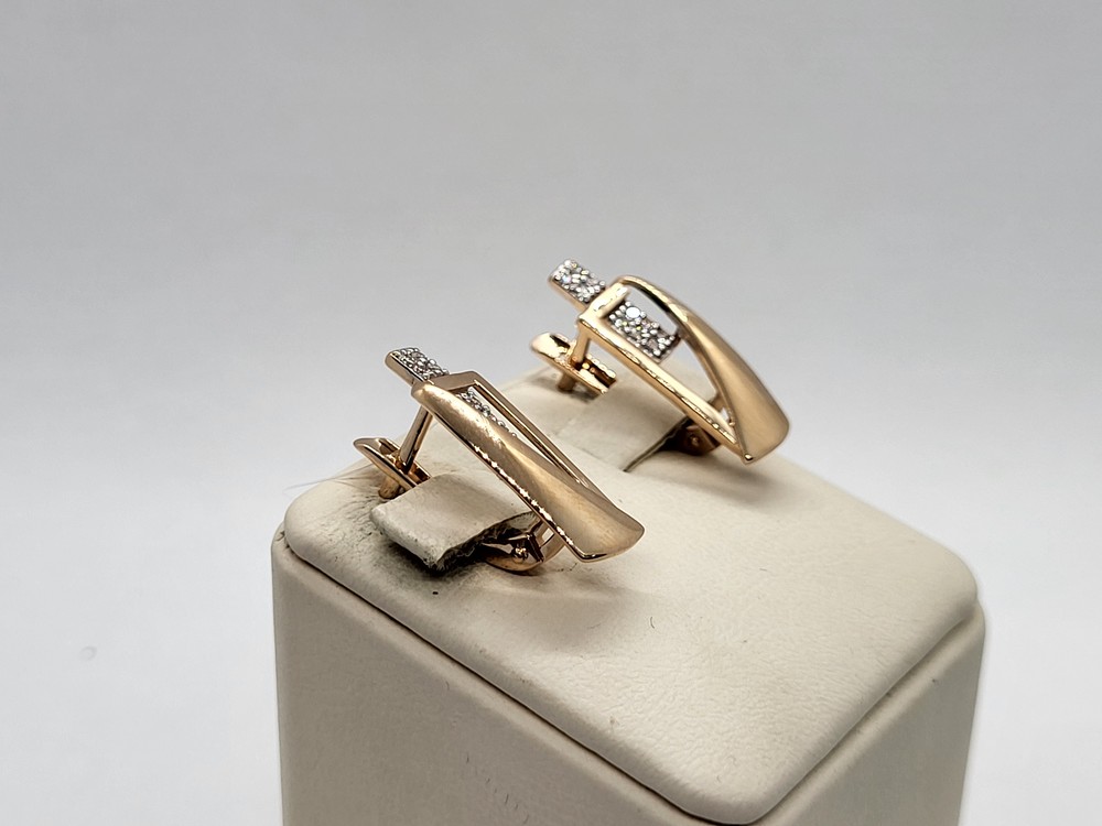 СЕРЬГИ С КАМНЯМИ (Au 585)