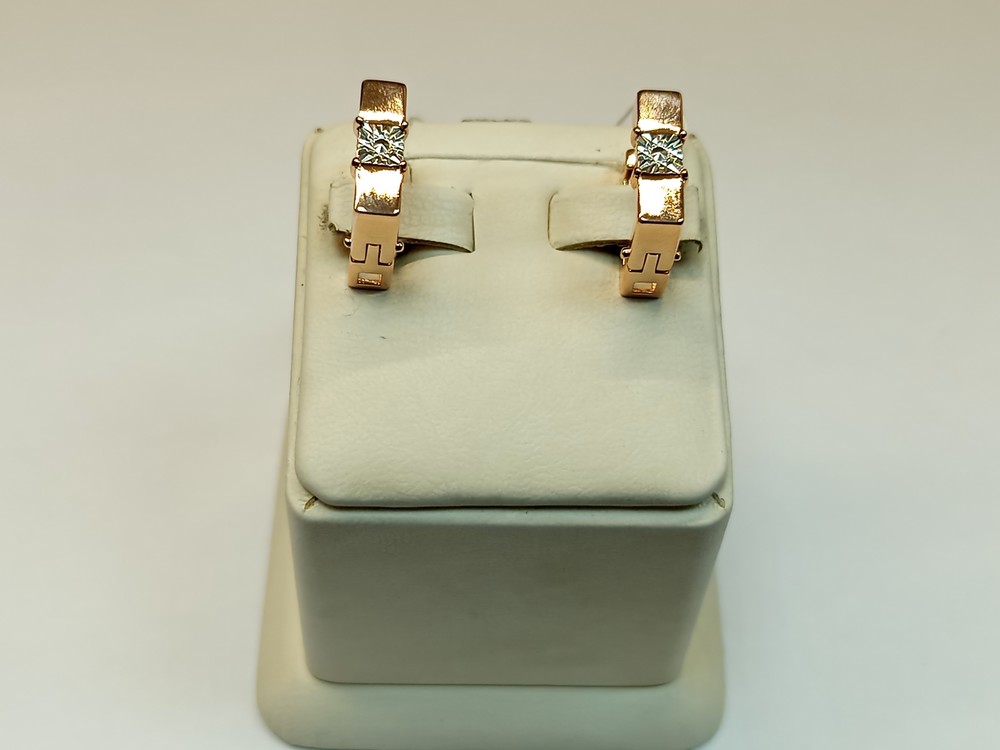 СЕРЬГИ БЕЗ КАМНЯ (Au 585)