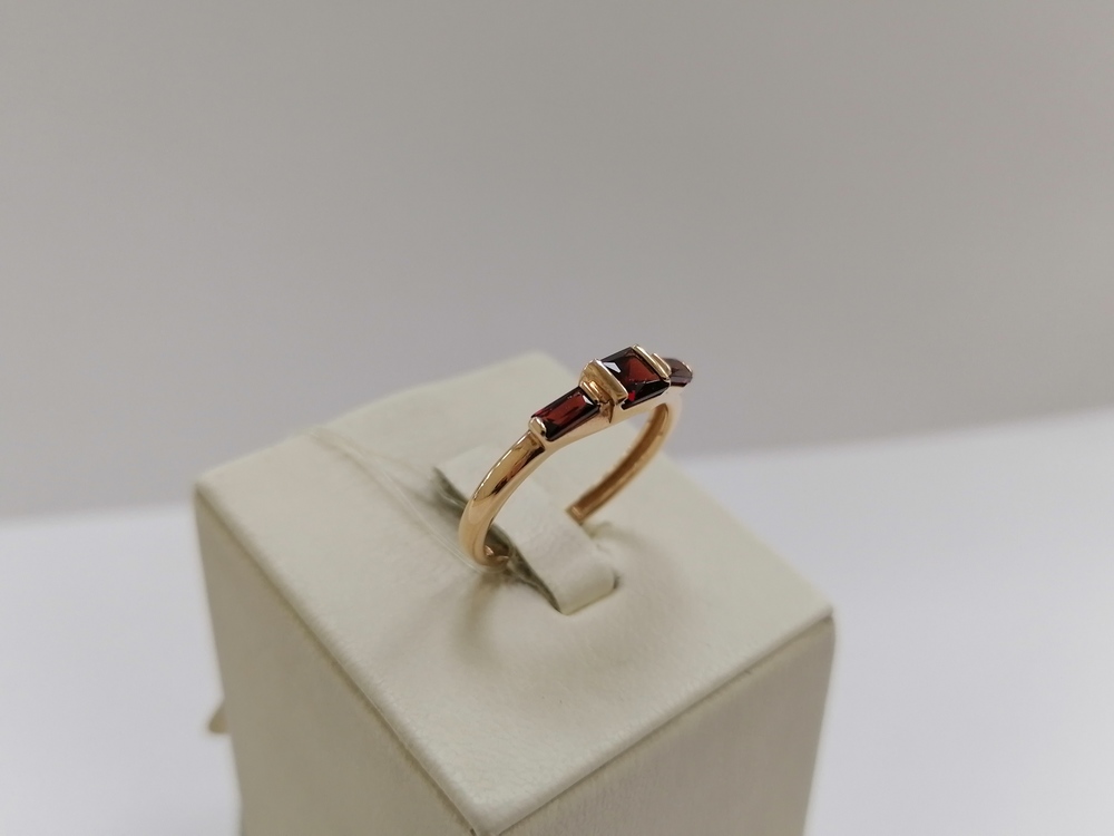 КОЛЬЦО ГРАНАТ (Au 585)