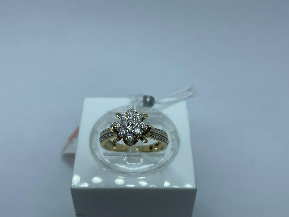 КОЛКМИ585 КОЛЬЦО С КАМНЯМИ (Au 585)