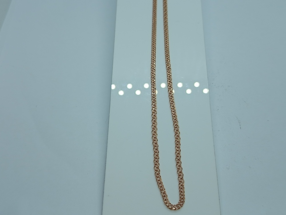 ЦПР2585 ЦЕПЬ ПУСТОТЕЛАЯ Ромб двойной (Au 585)