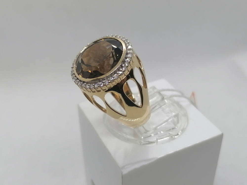 КОЛКМИ585 КОЛЬЦО С КАМНЯМИ (Au 585)
