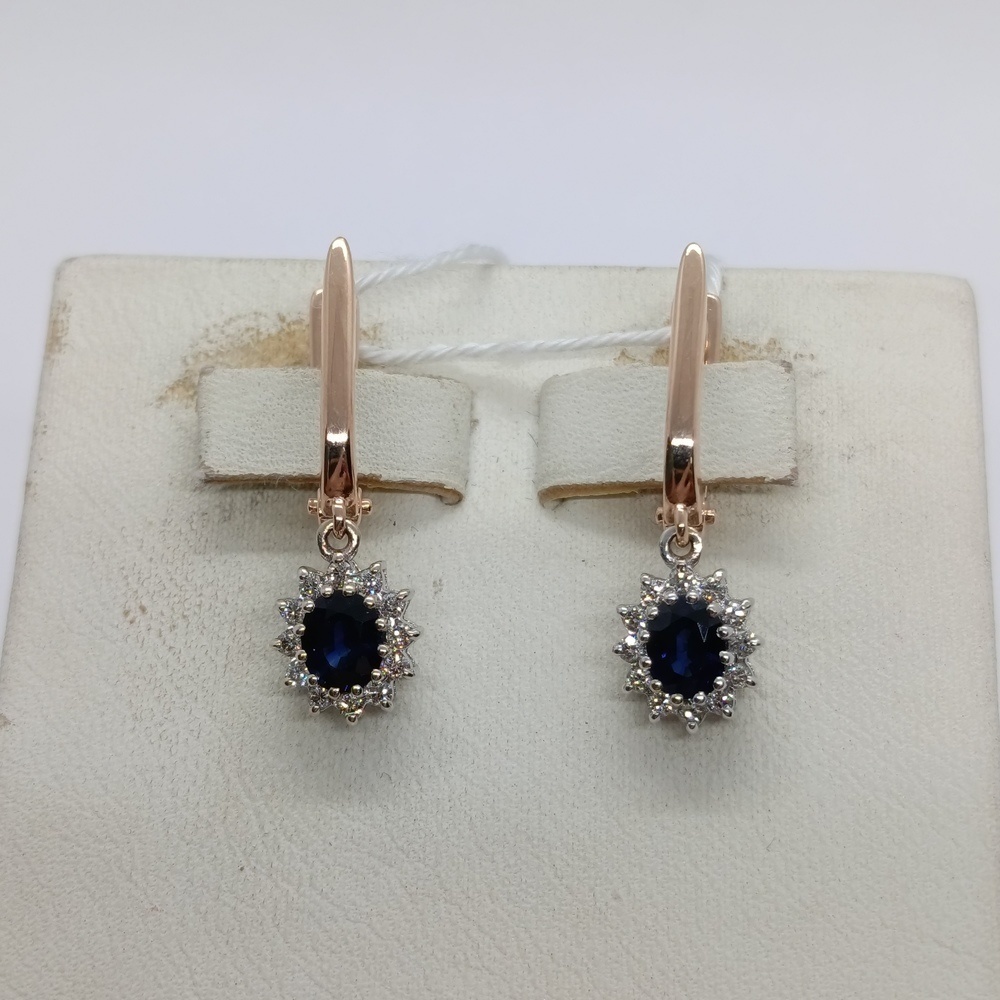 СЕРЬГИ БРИЛЛИАНТ (Au 585)