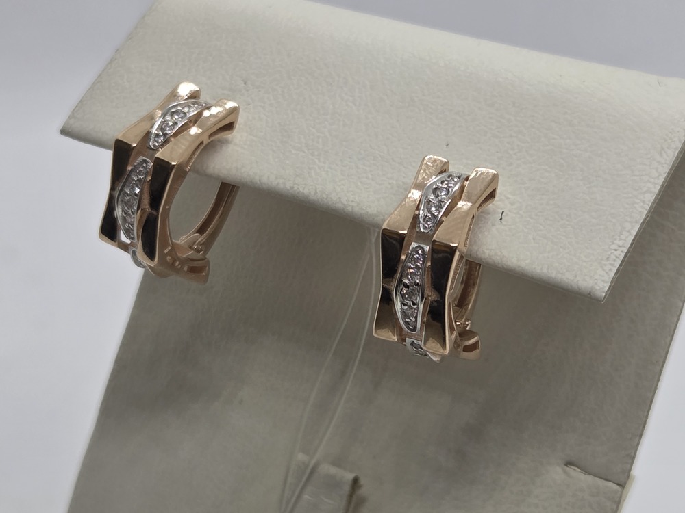 СЕРЬГИ С КАМНЯМИ (Au 585)