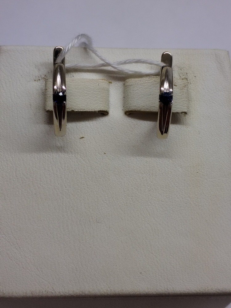 СЕРЬГИ С КАМНЕМ (Au 585)