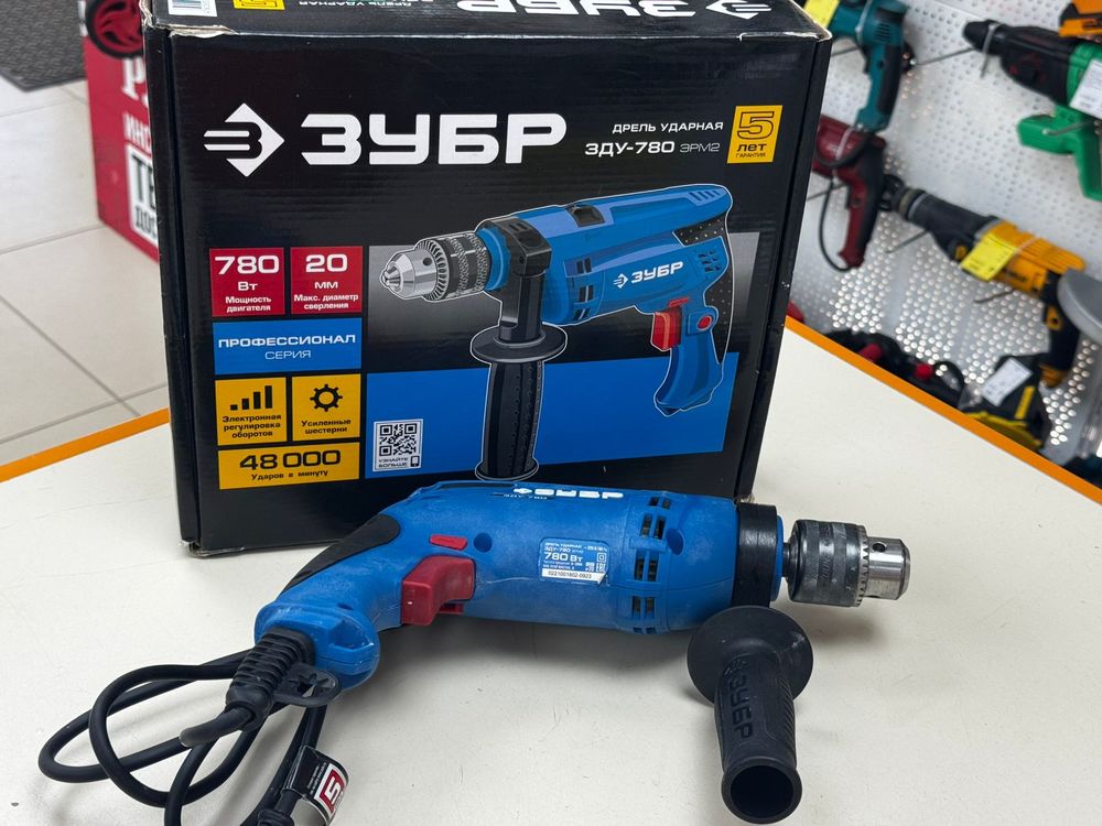 Дрель ударная ЗУБР ЗДУ-780