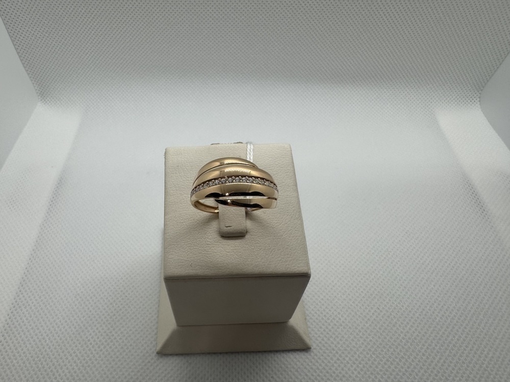 КОЛКМИ585 КОЛЬЦО С КАМНЯМИ (Au 585)