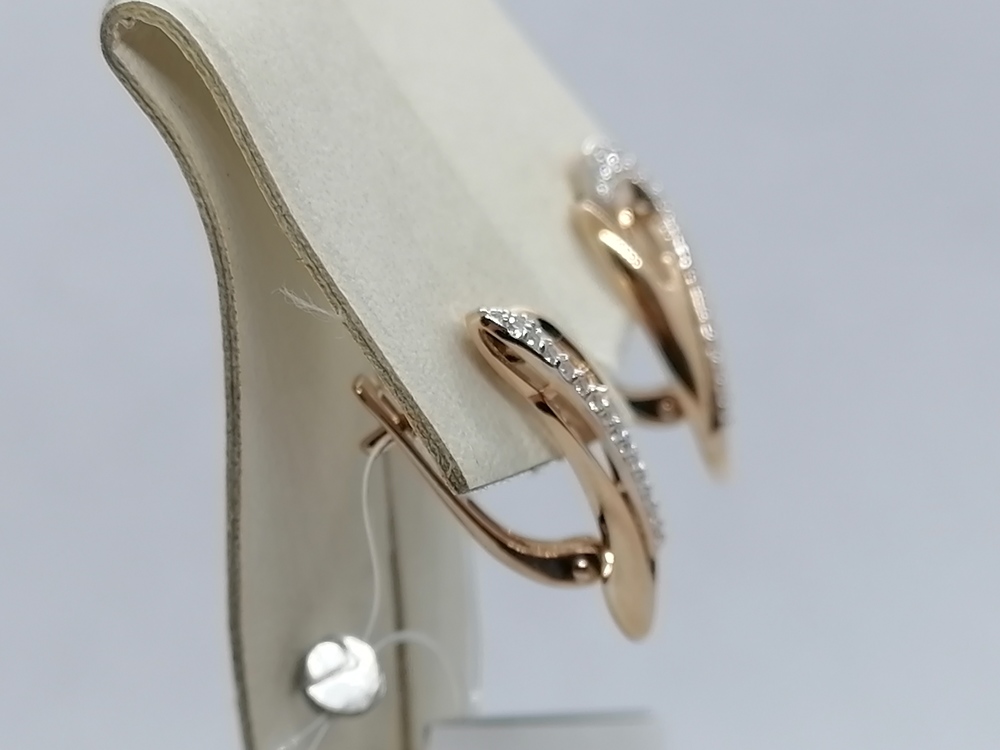 023602-1102 СЕРЬГИ С КАМНЯМИ (Au 585)