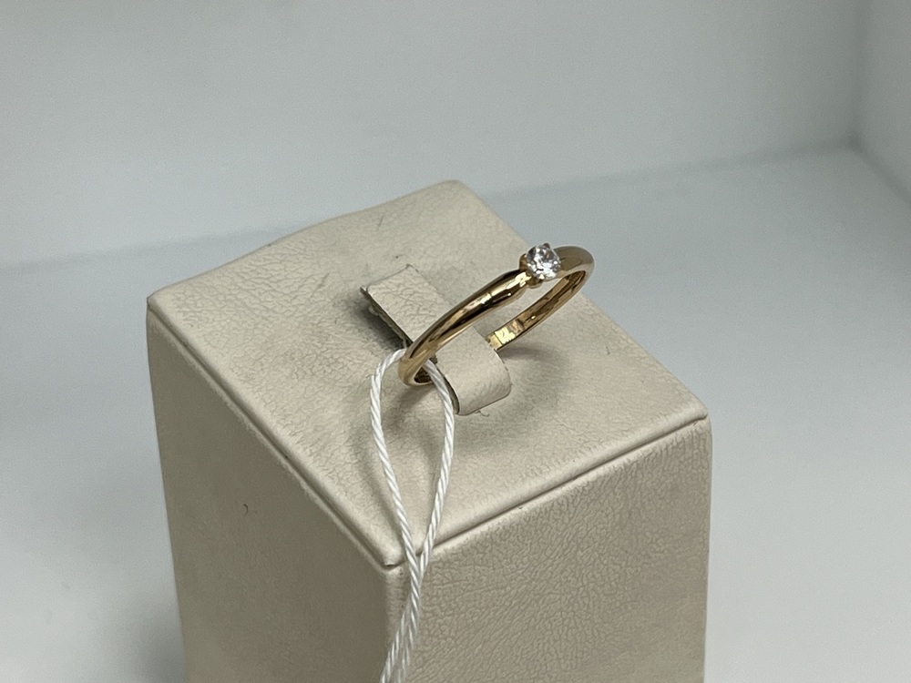 КОЛЬЦО С КАМНЕМ (Au 585)