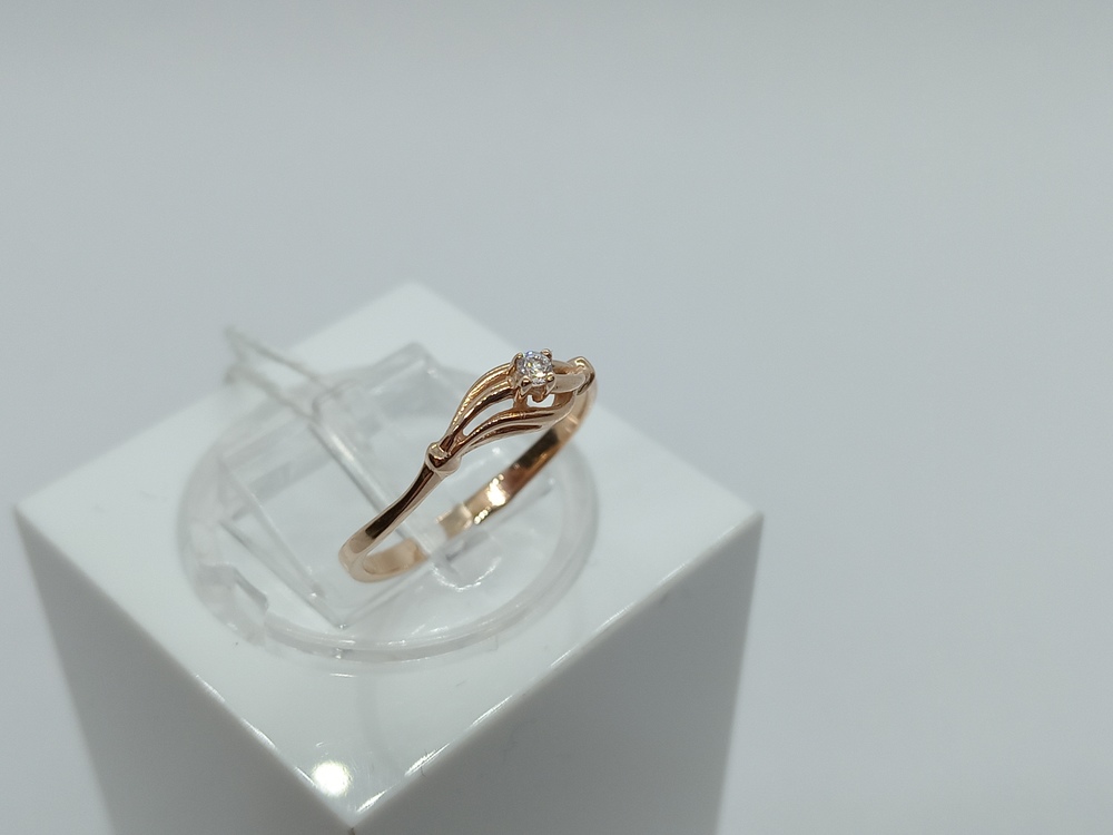 КОЛЬЦО С КАМНЕМ (Au 585)