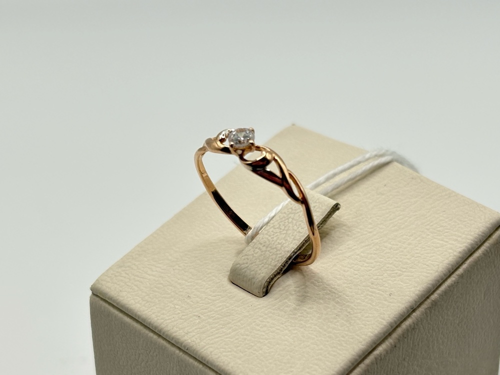 КОЛКМ585 КОЛЬЦО С КАМНЕМ (Au 585)