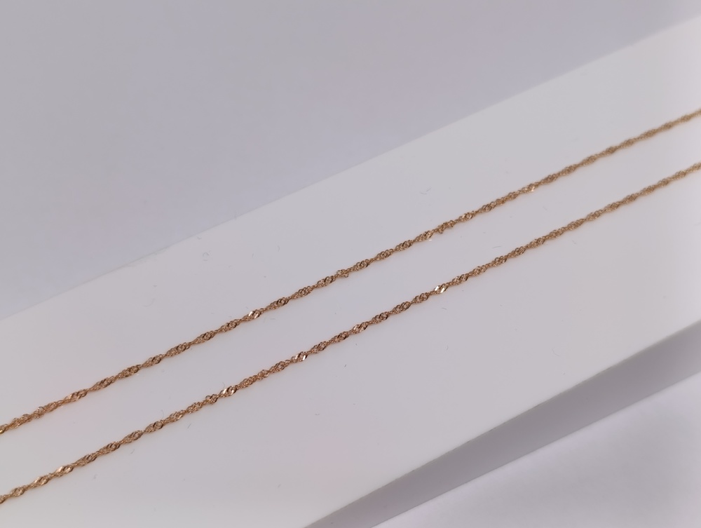 ЦЛСИ585 ЦЕПЬ ПОЛНОВЕСНАЯ Сингапур (Au 585)