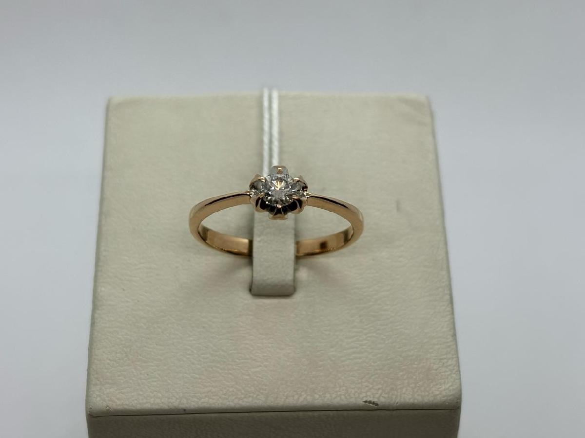 КОЛЬЦО БРИЛЛИАНТ Au 585