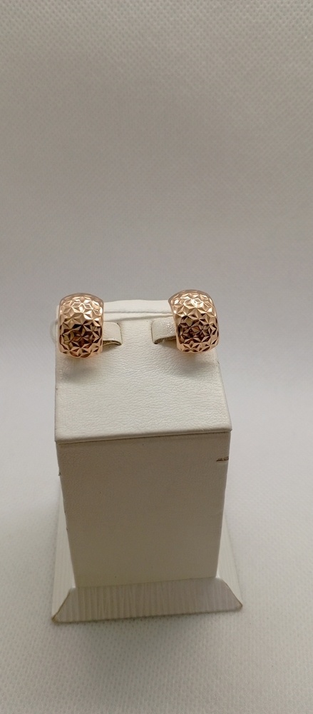 СБКМ585 СЕРЬГИ БЕЗ КАМНЯ (Au 585)