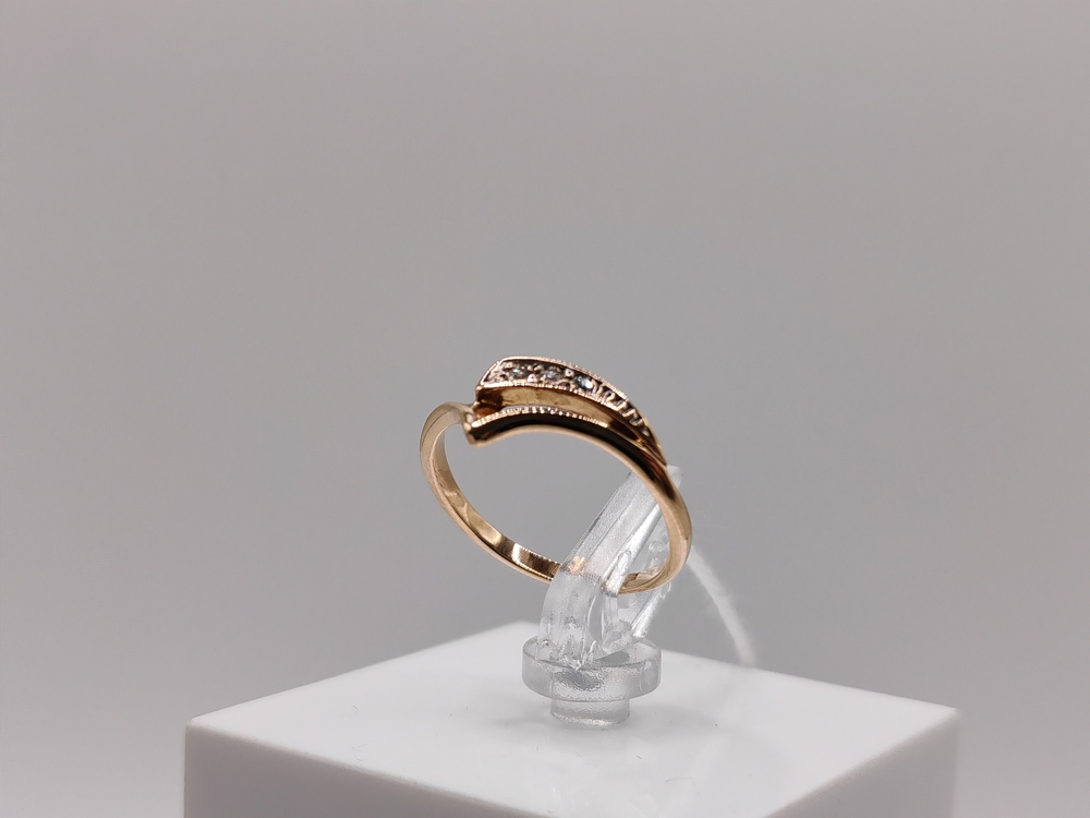 КОЛКМИ585 КОЛЬЦО С КАМНЯМИ (Au 585)