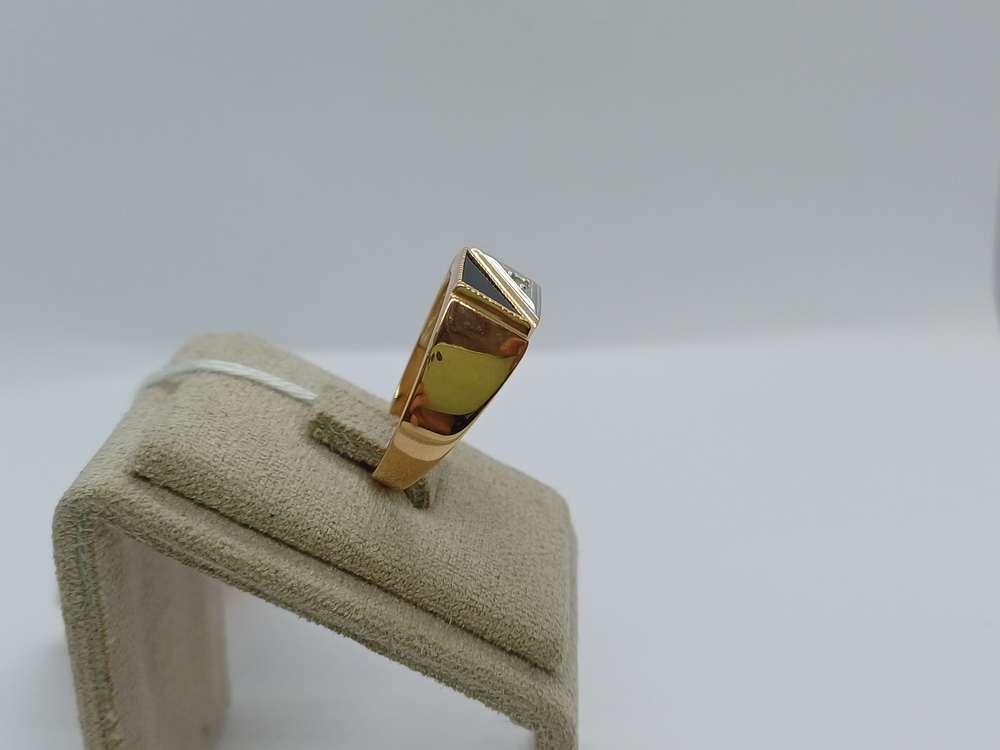 ПЕЧАТКА С КАМНЯМИ (Au 585)