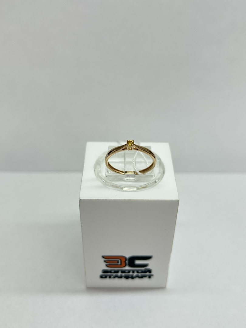 КОЛКМ585 КОЛЬЦО С КАМНЕМ (Au 585)