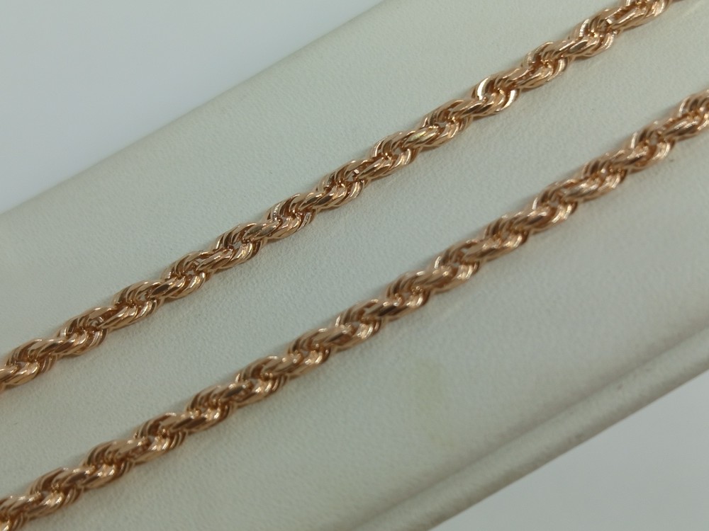 ЦЛВР585 ЦЕПЬ ПОЛНОВЕСНАЯ Веревка (Au 585)