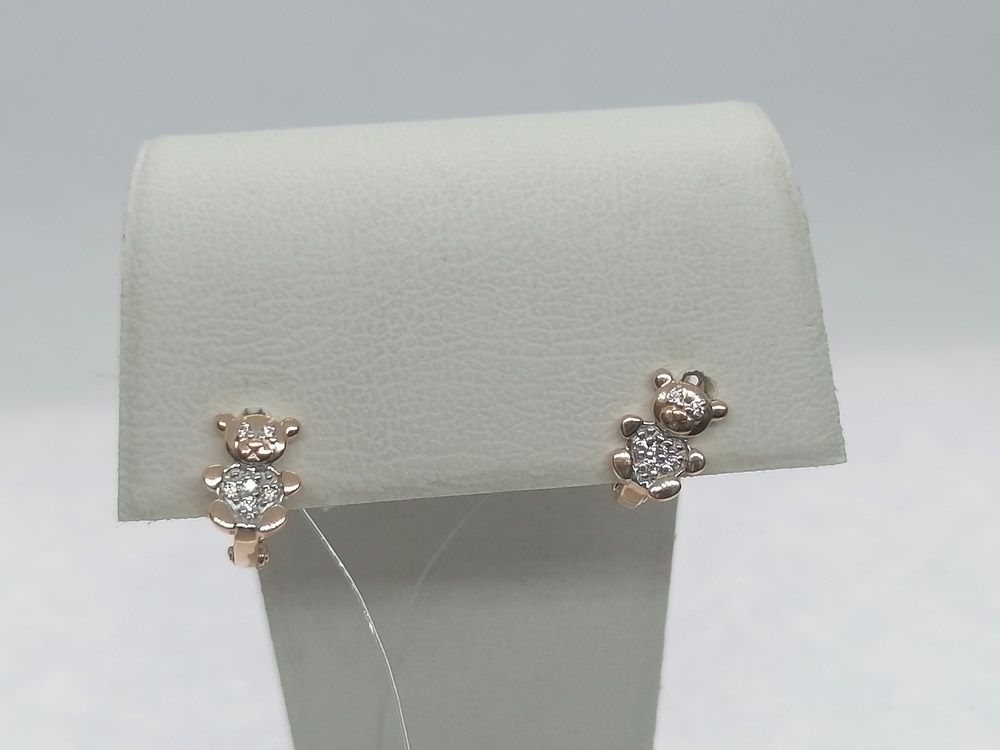 СЕРЬГИ С КАМНЯМИ (Au 585)