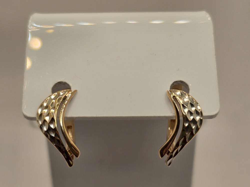 СЕРЬГИ БЕЗ КАМНЯ (Au 585)