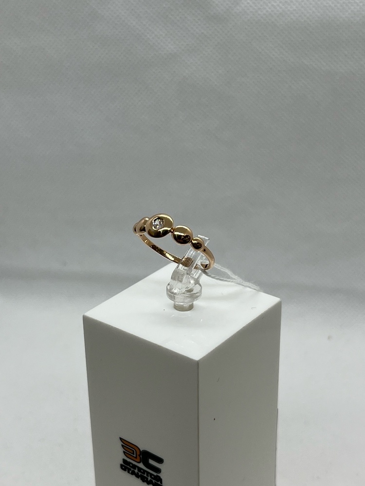 КОЛКМ585 КОЛЬЦО С КАМНЕМ (Au 585)