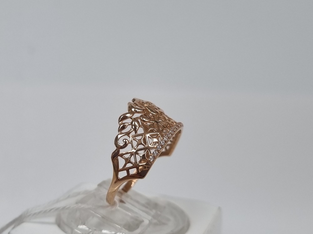 КОЛКМИ585 КОЛЬЦО С КАМНЯМИ (Au 585)