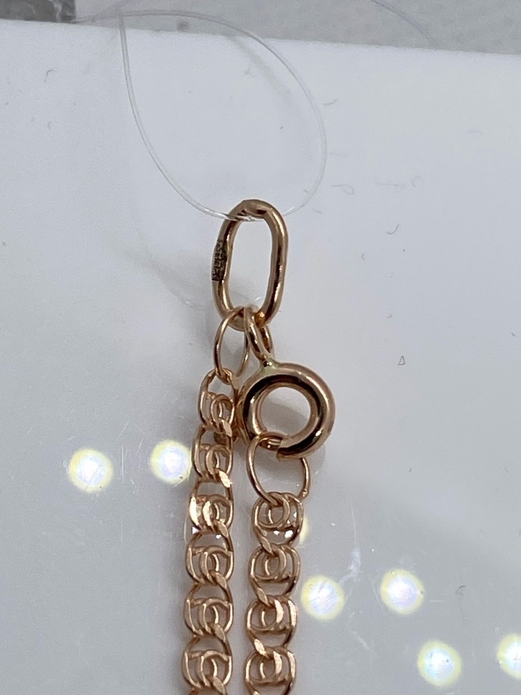 ЦЕПЬ ПУСТОТЕЛАЯ Лав (Au 585)