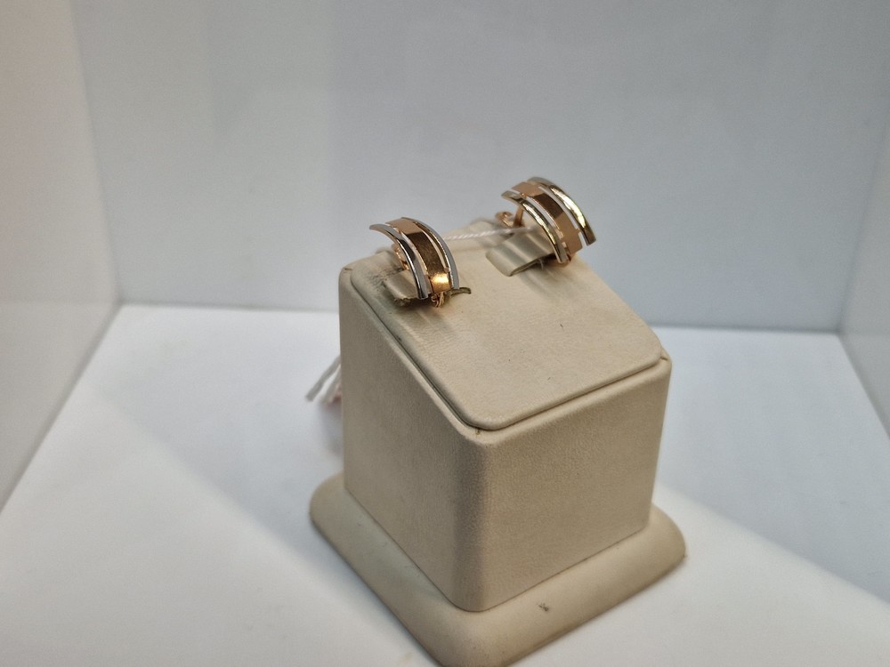 СЕРЬГИ БЕЗ КАМНЯ (Au 585)