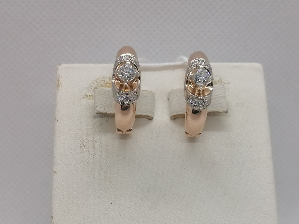 СЕРЬГИ БРИЛЛИАНТ (Au 585)