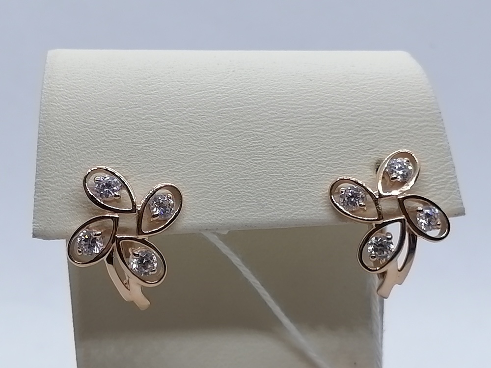 СЕРЬГИ С КАМНЯМИ (Au 585)