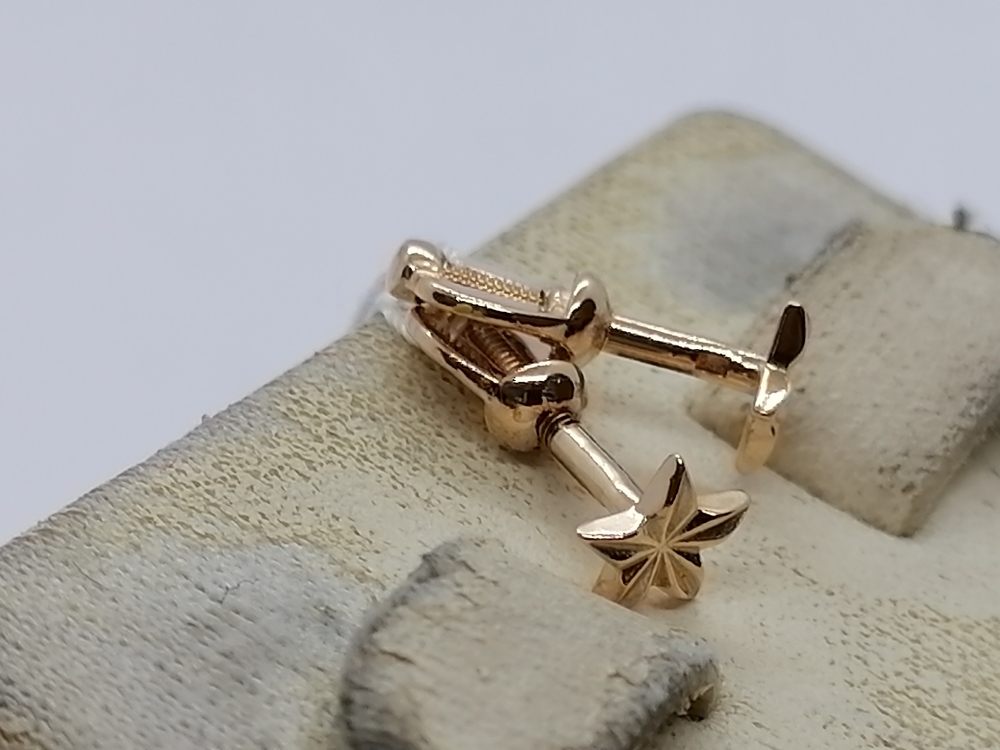 СЕРЬГИ ПУСЕТЫ (Au 585)