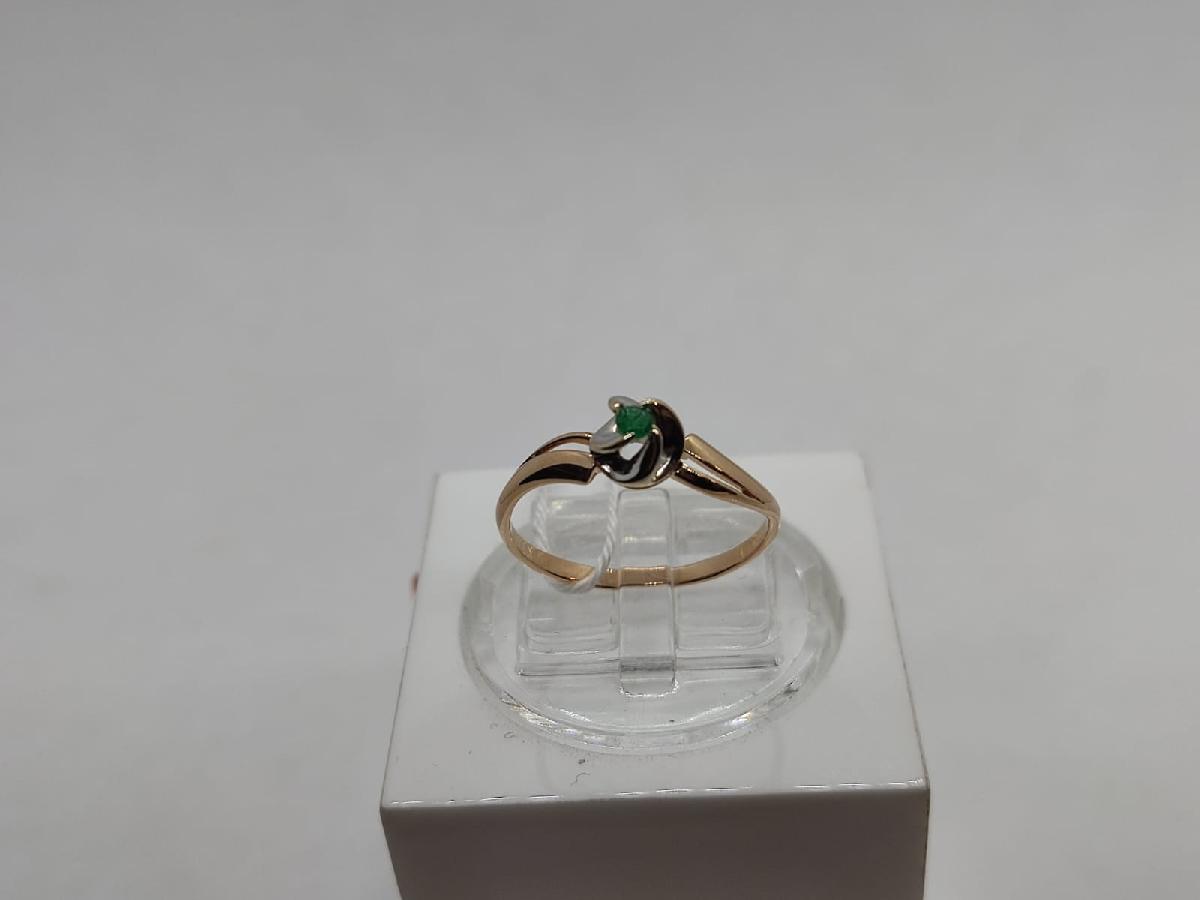 КОЛКМ585 КОЛЬЦО С КАМНЕМ (Au 585)