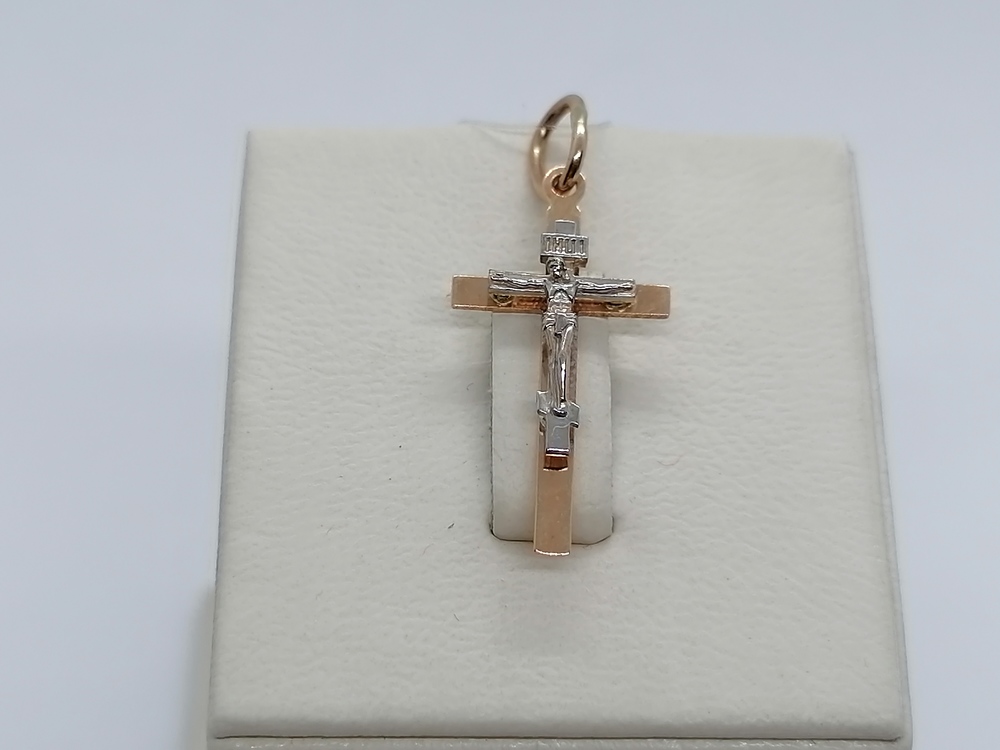 810-00324-10-00-00-00 ПОДВЕСКА КРЕСТ (Au 585)