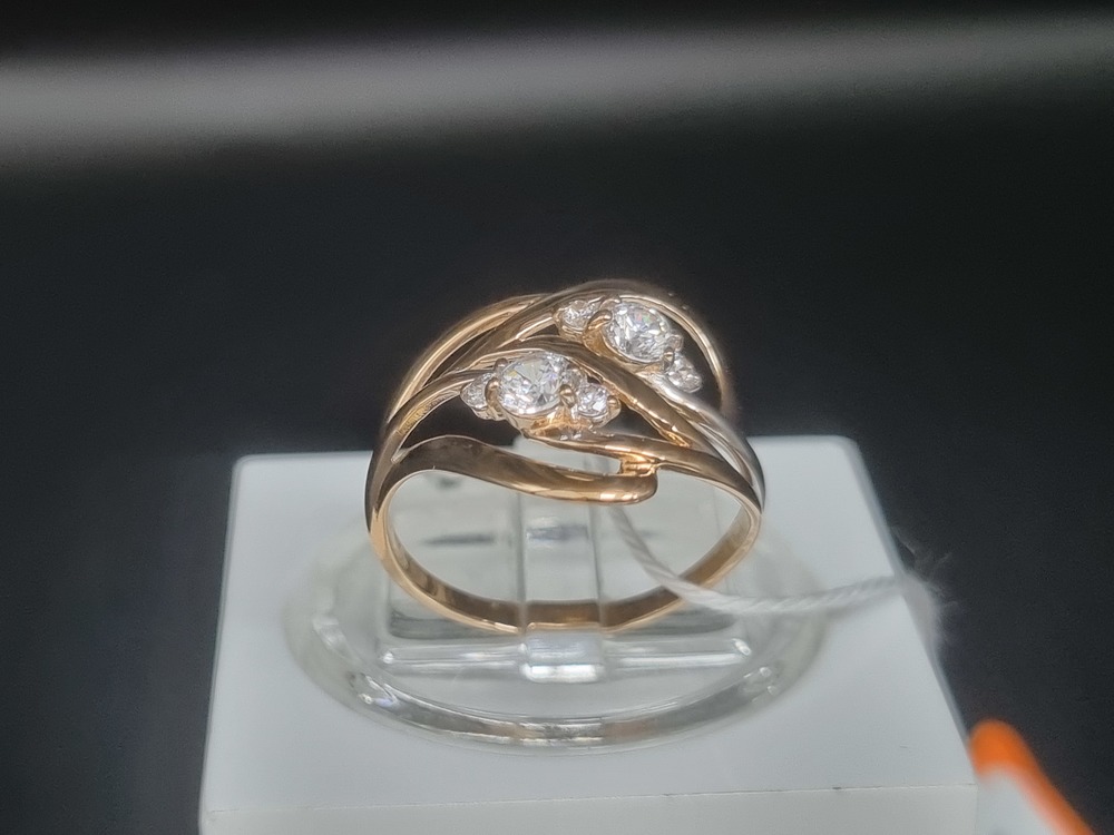КОЛКМИ585 КОЛЬЦО С КАМНЯМИ (Au 585)