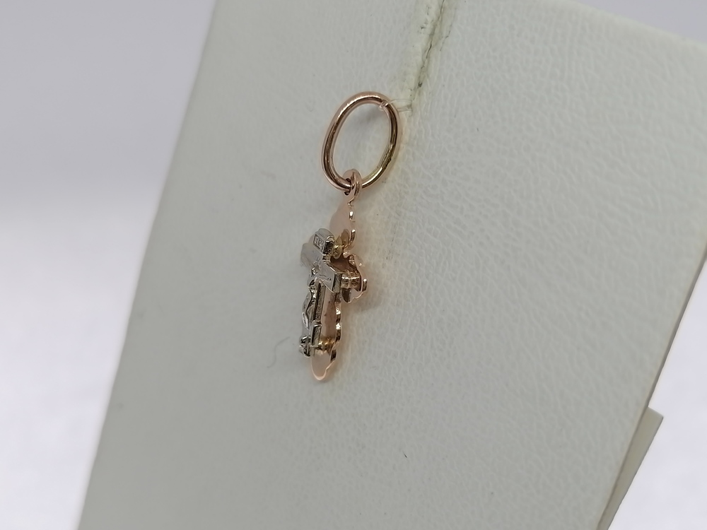 ПОДВЕСКА КРЕСТ без камня (Au 585)