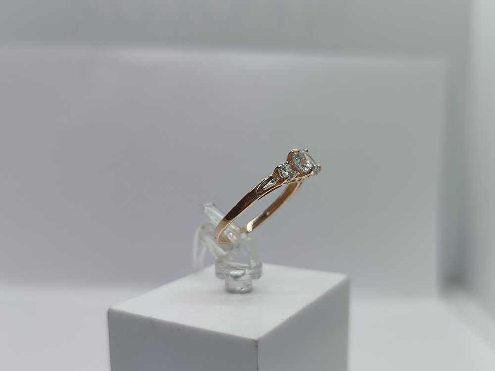 КОЛКМИ585 КОЛЬЦО С КАМНЯМИ (Au 585)