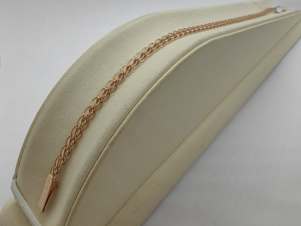 БРАСЛЕТ ПОЛНОВЕСНЫЙ Кайзер (Au 585)