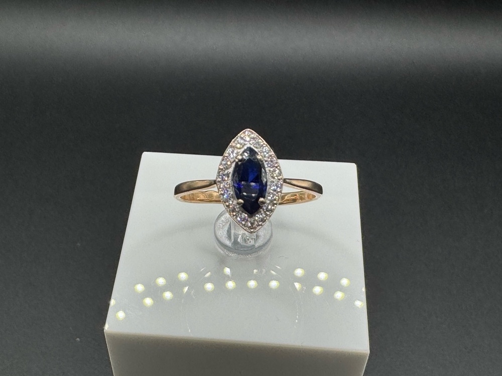 КОЛКМИ585 КОЛЬЦО С КАМНЯМИ (Au 585)