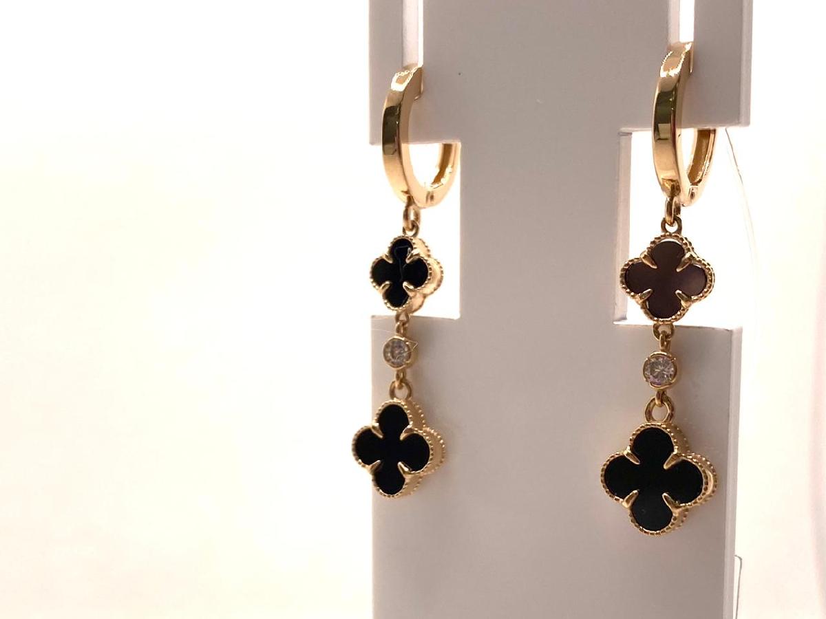 СЕРЬГИ С КАМНЯМИ (Au 585)