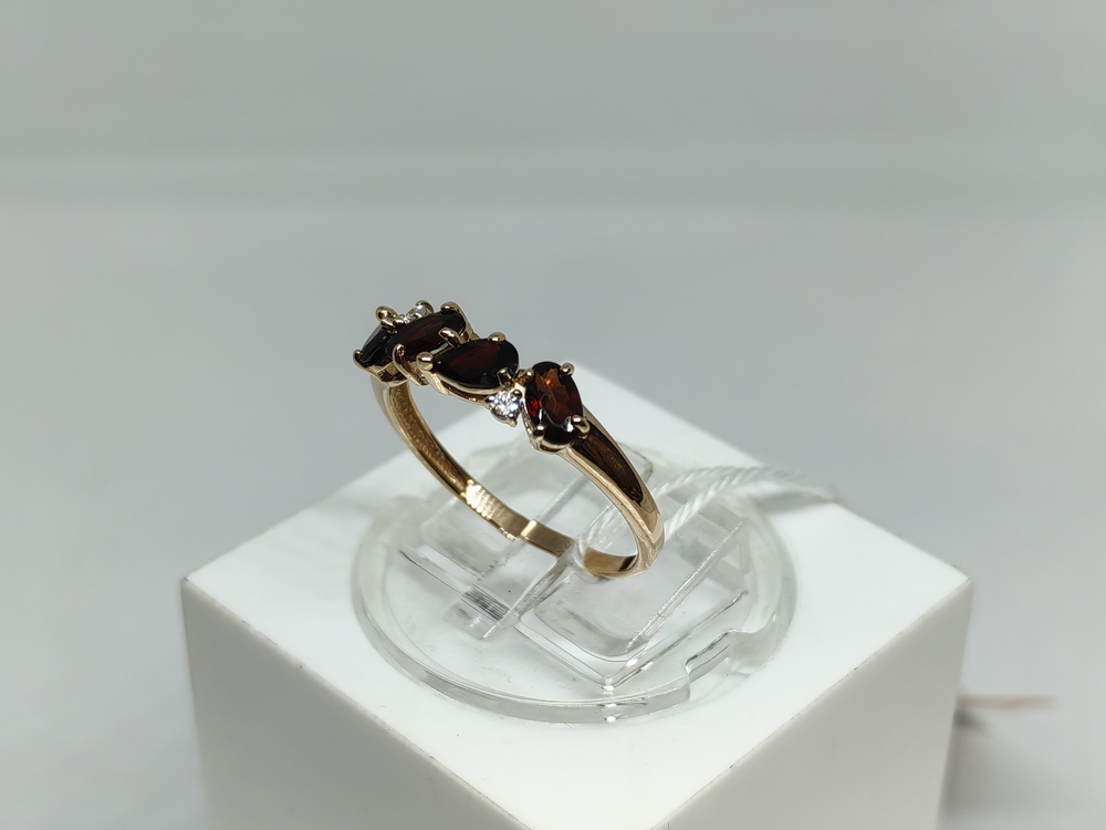 КОЛКМИ585 КОЛЬЦО С КАМНЯМИ (Au 585)