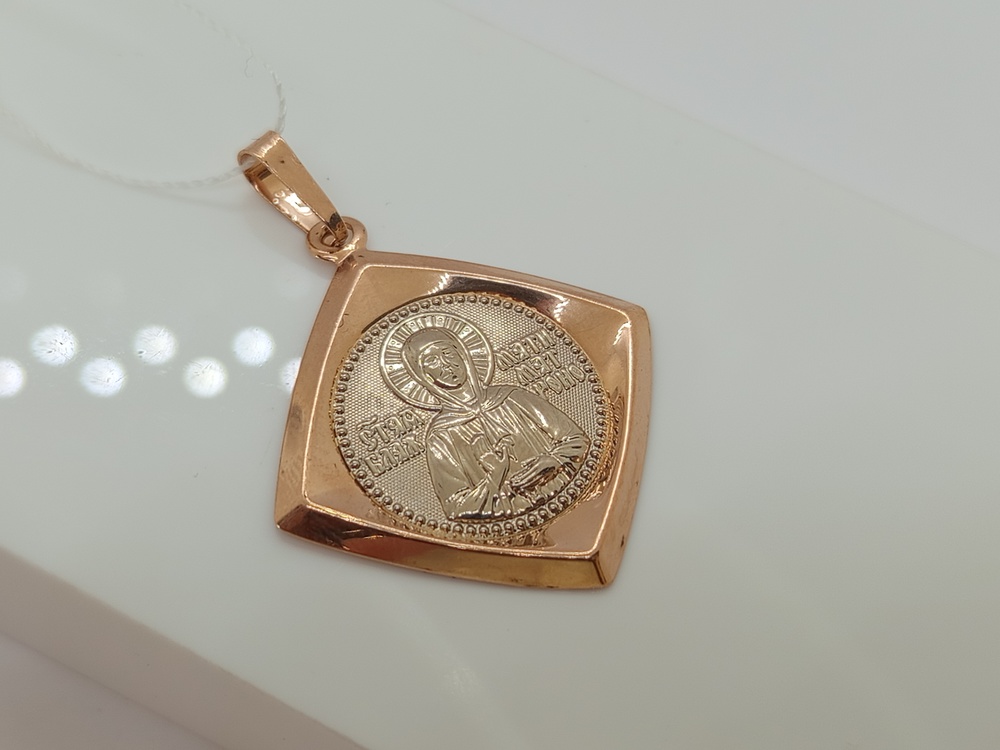 ПОДВЕСКА ИКОНА без камня (Au 585)