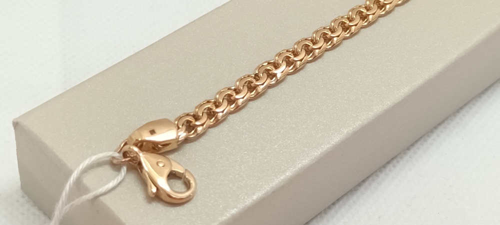 БРАСЛЕТ ПОЛНОВЕСНЫЙ Бисмарк (Au 585)