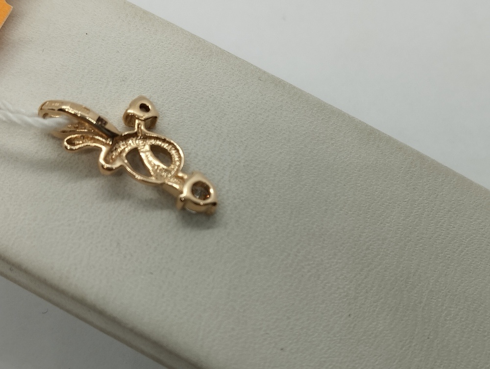 ПОДКМИ585 ПОДВЕСКА С КАМНЯМИ (Au 585)