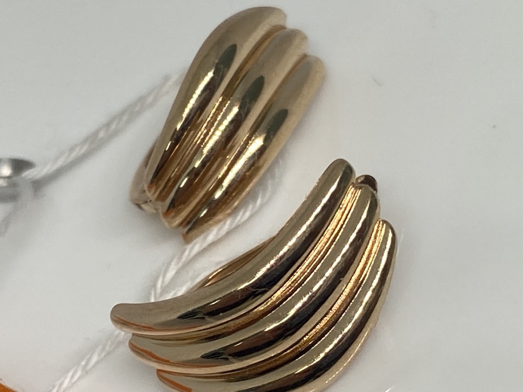 СЕРЬГИ БЕЗ КАМНЯ (Au 585)