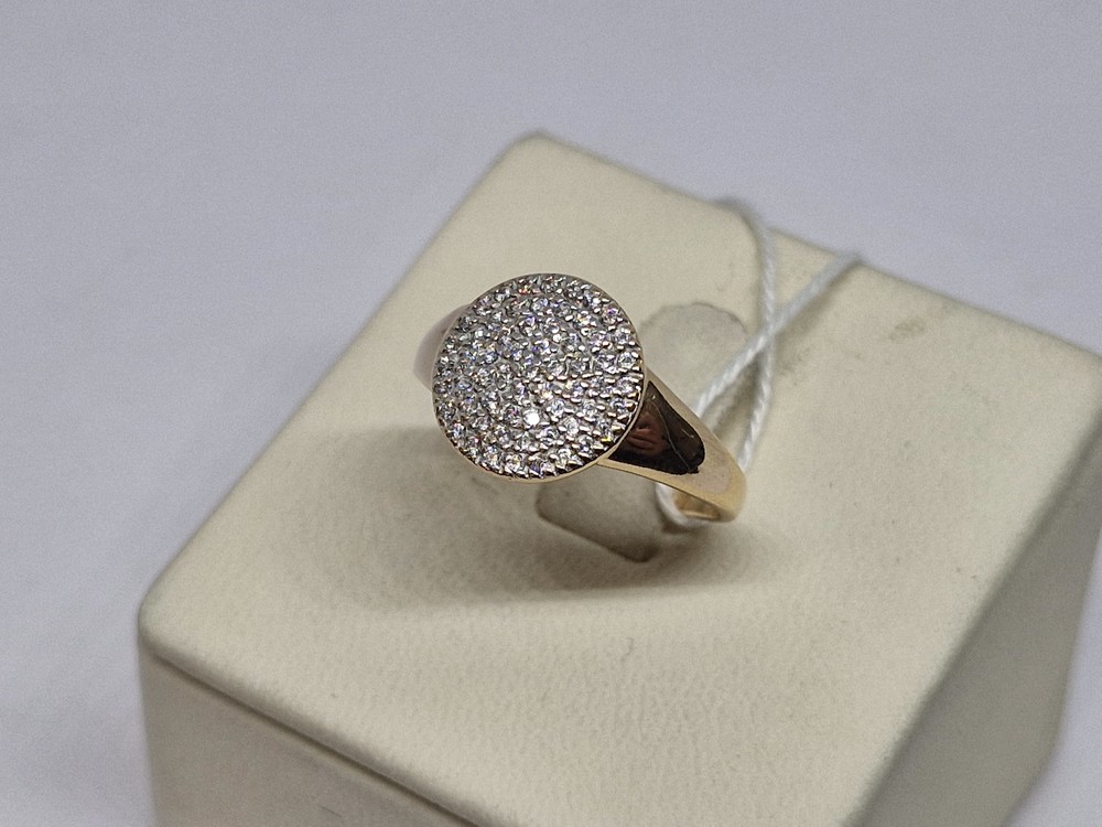 КОЛЬЦО С КАМНЯМИ (Au 585)