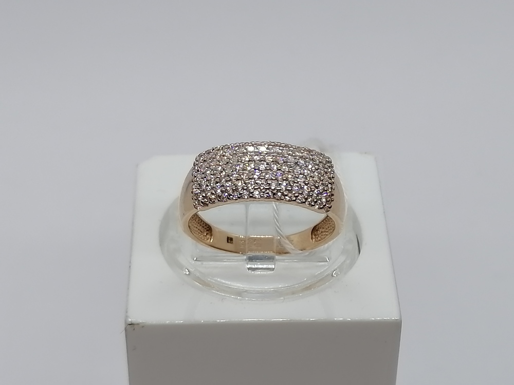 КОЛКМИ585 КОЛЬЦО С КАМНЯМИ (Au 585)