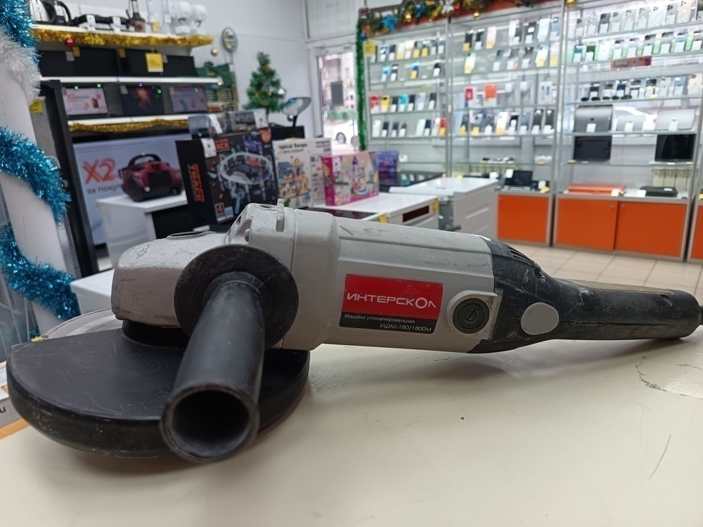 УШМ (Болгарки) Интерскол УШМ-180/1800М;