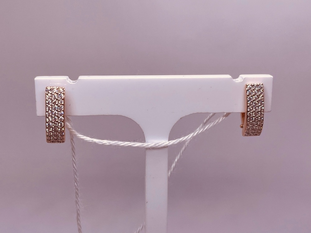 СЕРЬГИ С КАМНЯМИ (Au 585)