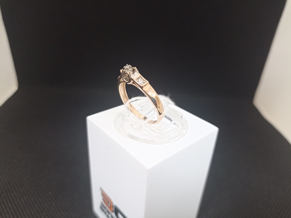 КОЛЬЦО БРИЛЛИАНТ Au 585